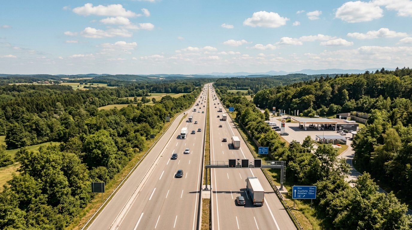 Autobahn Perspektive